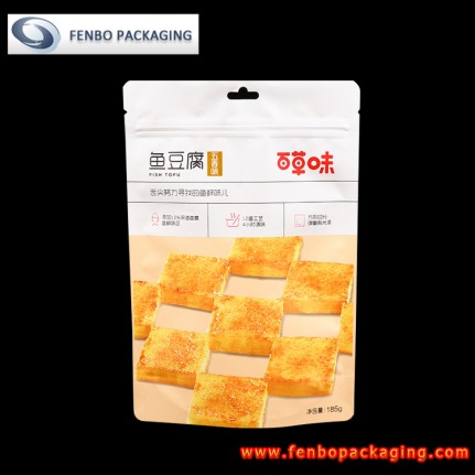 185gram high barrier stand up food grade pouches ziplock bags wholesale-FBLLZLA032