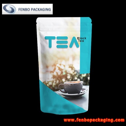 300gram tea stand up mylar ziploc bags-FBLLZLA039