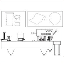 plastic cup filling machine plastic cup filling machine
