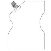 shaped doypack bags with corner spout shaped doypack bags with corner spout